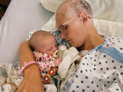 Stand with people who has cancer